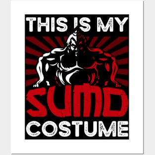 This Is My Sumo Costume Japanese Mawashi Posters and Art